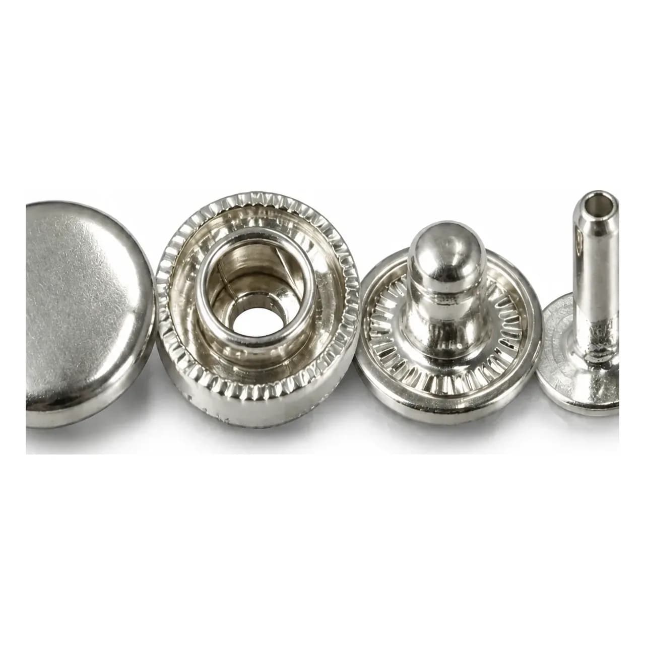 Kit pressions métalliques 4 pièces, 150 pressions (3 × 50) + pince — vue 2